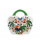 JUMBO White Porcelain Mug with Rooster Pattern - KUBEK Z KOGUTEM 460 ml | 3688