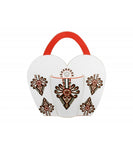 White Porcelain Mug with Highlander Pattern - KUBEK z PARZENICA 360 ml | 3775