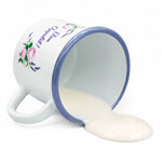 White Enameled Mug with Bon Appetit Print 1150 ml | 42905