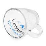 Transparent Mug for Coffee and Tea - 390 ml - Najlepszy Dziadek | 43212