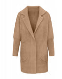 Light Brown Classic Alpaca Coat | ALPC-LBR