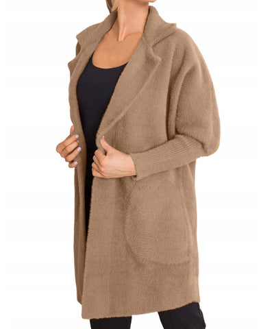 Light Brown Classic Alpaca Coat | ALPC-LBR