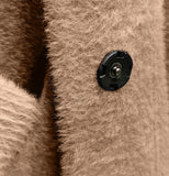 Light Brown Classic Alpaca Coat | ALPC-LBR