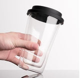 JANAS LIA Double Wall Insulated Thermal Glass with Silicone Lid 350ml | 24477-350