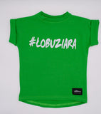 Girls' Green Graphic T-shirt - Łobuziara | FUN-02
