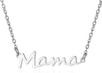Stainless Steel Mama Charm Necklace | BLU-054
