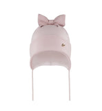 Girls' Powder Pink Tied Hat with Bow ~ 4-5 Years | 50/038-A