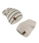 Boys' Light Beige Double-sided Hat  ~ 4-5 Years | 50/086-C