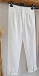 Italian-style Elegant White Pants | 2663-W