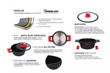 ZWIEGER OBSIDIAN Cookware 6-elements Set | ZW-EK-1655