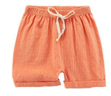 Boys' Orange Lightweight Summer Shorts | LS-LB-O