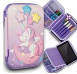 3in1 3D Unicorn School Folding Pencil Case | PC-UNI