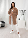 Light Brown Hooded Alpaca Coat | ALPH-LBR