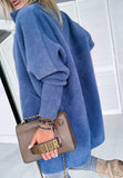 Classic Blue Alpaca Coat | ALPC-B