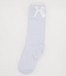 Girl's Light Blue Knee-high Socks 3-Pack | 13DF13-1