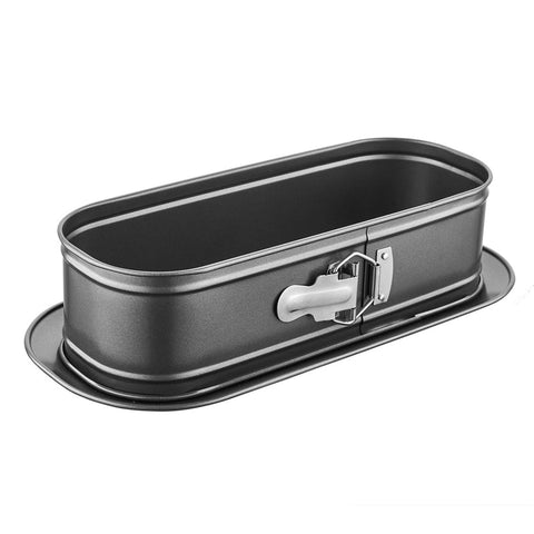 Spring-form Rectangle Black Non-Stick Baking Pan 12.00 in x 4.60 in x 3.14 in | 5T1221