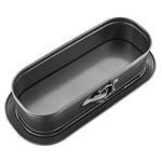 Spring-form Rectangle Black Non-Stick Baking Pan 12.00 in x 4.60 in x 3.14 in | 5T1221
