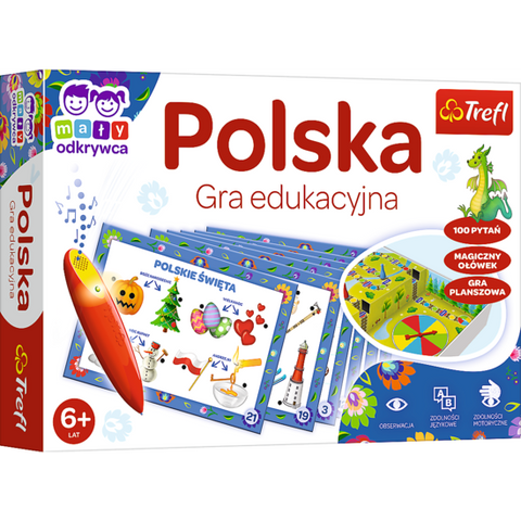 Polska - Magic Pen Game Mały Odkrywca- Educational Game | 02114