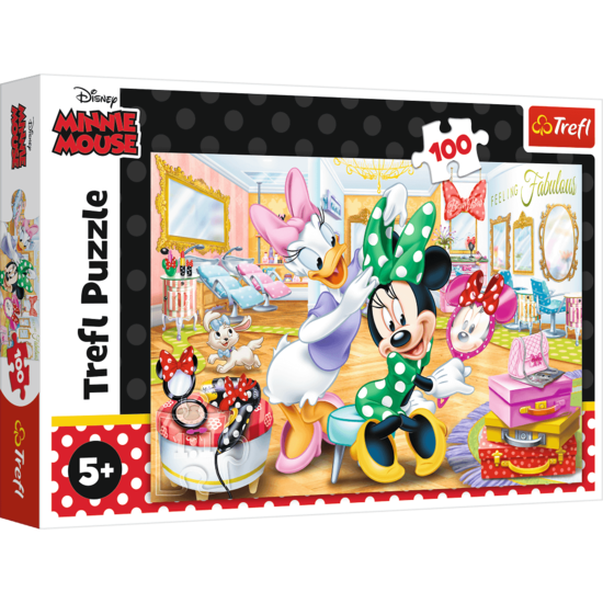 Minnie Mouse Jigsaw Puzzle - Minnie w Salonie Kosmetycznym