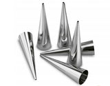 Stainless Steel 6 PCS Set Medium Cream Horn Molds - RURKI | RUR-6-M