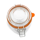 1.5 Liters Glass Jar with Airtight Lids and Leak Proof Rubber Gasket | 24309-1.5l