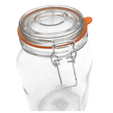 1.5 Liters Glass Jar with Airtight Lids and Leak Proof Rubber Gasket | 24309-1.5l