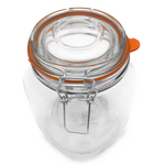 1.5 Liters Glass Jar with Airtight Lids and Leak Proof Rubber Gasket | 24309-1.5l