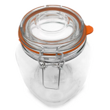 1.5 Liters Glass Jar with Airtight Lids and Leak Proof Rubber Gasket | 24309-1.5l