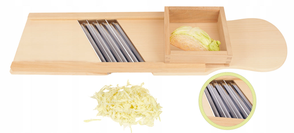 Cabbage Shredder, Stainless Steel Cabbage Slicer Shredder with Double  Blade