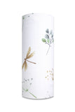 100% Cotton White Baby Swaddle with Print - Pielucha | TD-8906