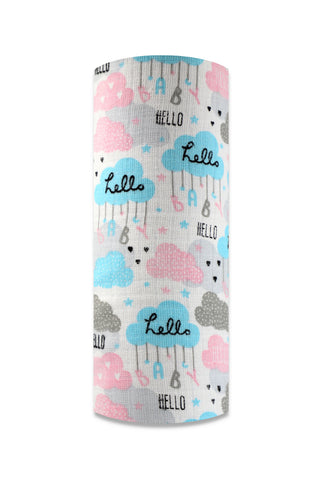100% Cotton Baby Swaddle with Multicolor Print - Pielucha | TD-928
