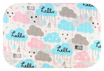 100% Cotton Baby Swaddle with Multicolor Print - Pielucha | TD-928