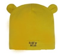 Boys' Yellow Mustard Beanie with Ears ~4-6 years | 46/124-MU