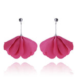 Pink Satin Earrings | E01003