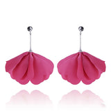 Pink Satin Earrings | E01003