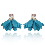 Blue Satin Earrings | E99050
