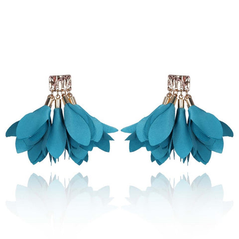 Blue Satin Earrings | E99050