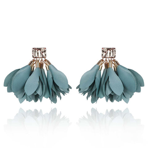 Mint Satin Earrings | E99047