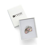 YVON Multicolor Butterfly Brooch - Broszka | BR00716
