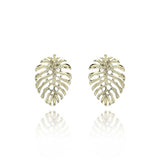 Yvon Golden Leaf - Monstera - Earrings | E00720