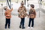 Boys' VOGA Black and Orange Hoodie | V-13