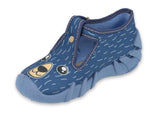 Befado Dark Blue School Slippers SPEEDY | 110P439