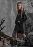 Black Hoodie Dress | S-35