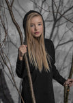 Black Hoodie Dress | S-35