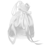 First Communion Zirconia Drawstring Purse | Kom01