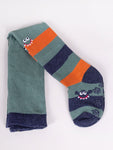 Yo! Boys' Multicolor Cotton Printed NON-SKID Tights | RAB-0005C-1