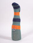 Yo! Boys' Multicolor Cotton Printed NON-SKID Tights | RAB-0005C-1
