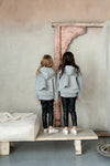 VOGA Girls' Black Eco Leather Leggings | V-23