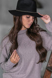 BoPoCo Gray Sweater Tunic Dress | BPC-05-G