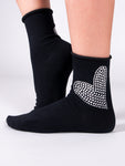 YO! Women's Socks with Sparkling Details | SKA-0094K